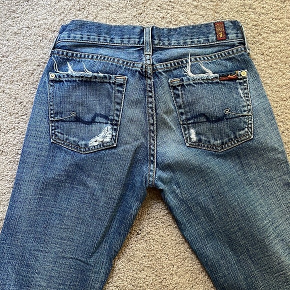 7 For All Mankind Distressed Jeans - Picture 4 of 5